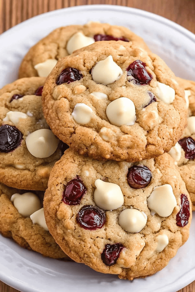white chocolate cranberry cookies