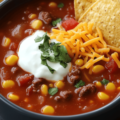5-Ingredient Taco Soup