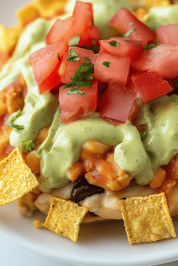 7-Layer Chicken Taco Frito Pie