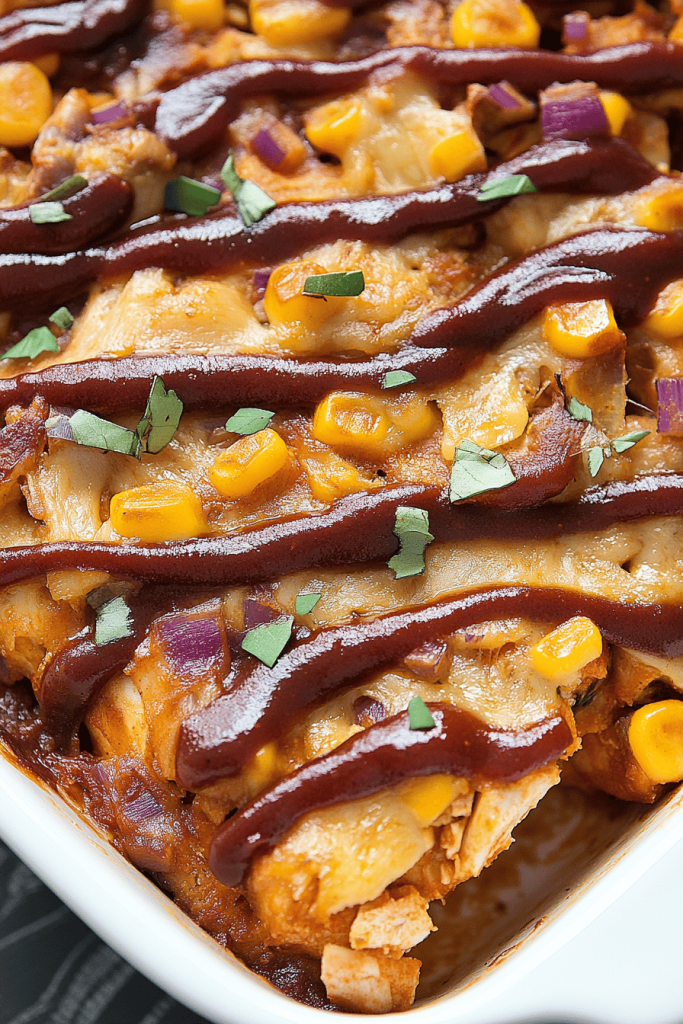 BBQ Chicken Casserole
