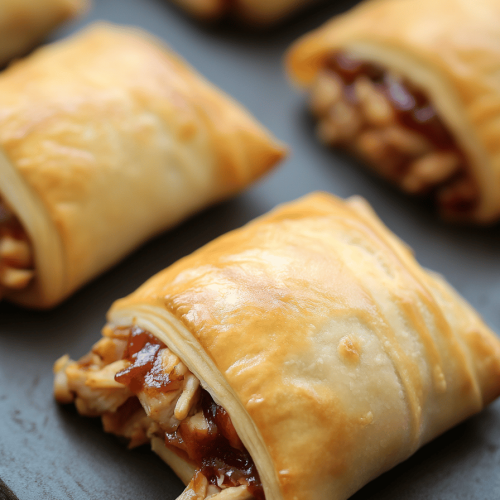 BBQ Chicken Crescent Rolls