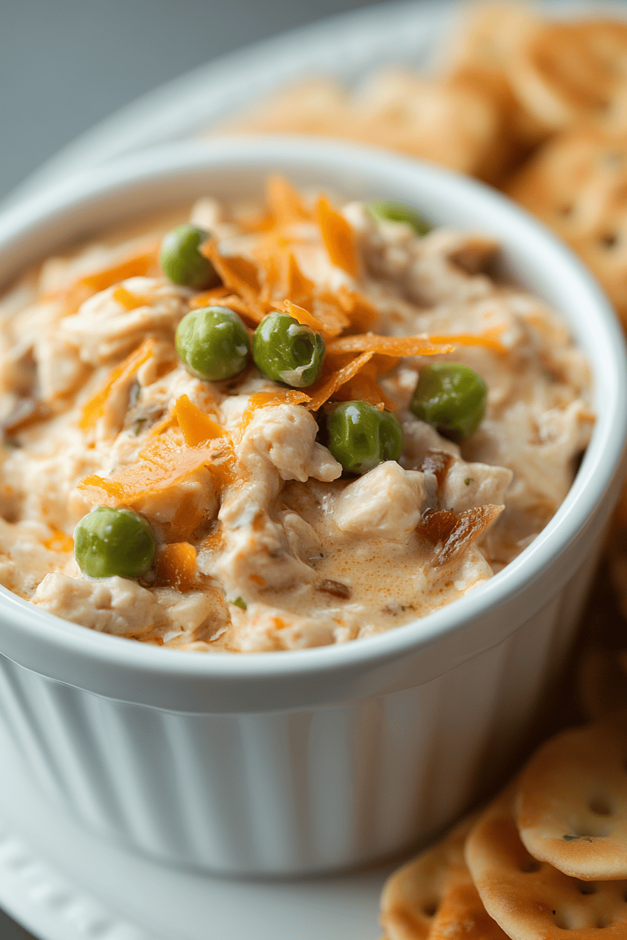 BBQ Chicken Dip final dish beautifully presented and ready to serve