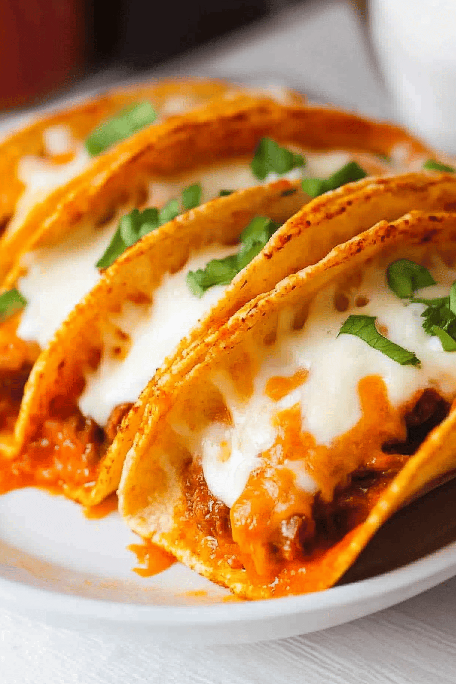 Baked Beef Tacos Final Dish Presentation