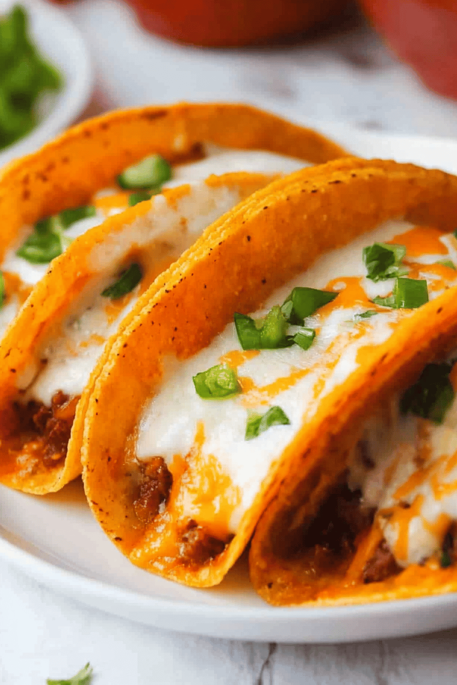 Baked Beef Tacos ingredients