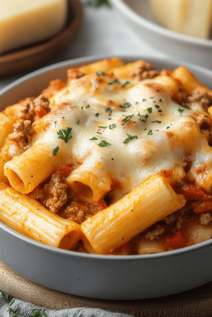 Baked Ziti with Ground Beef