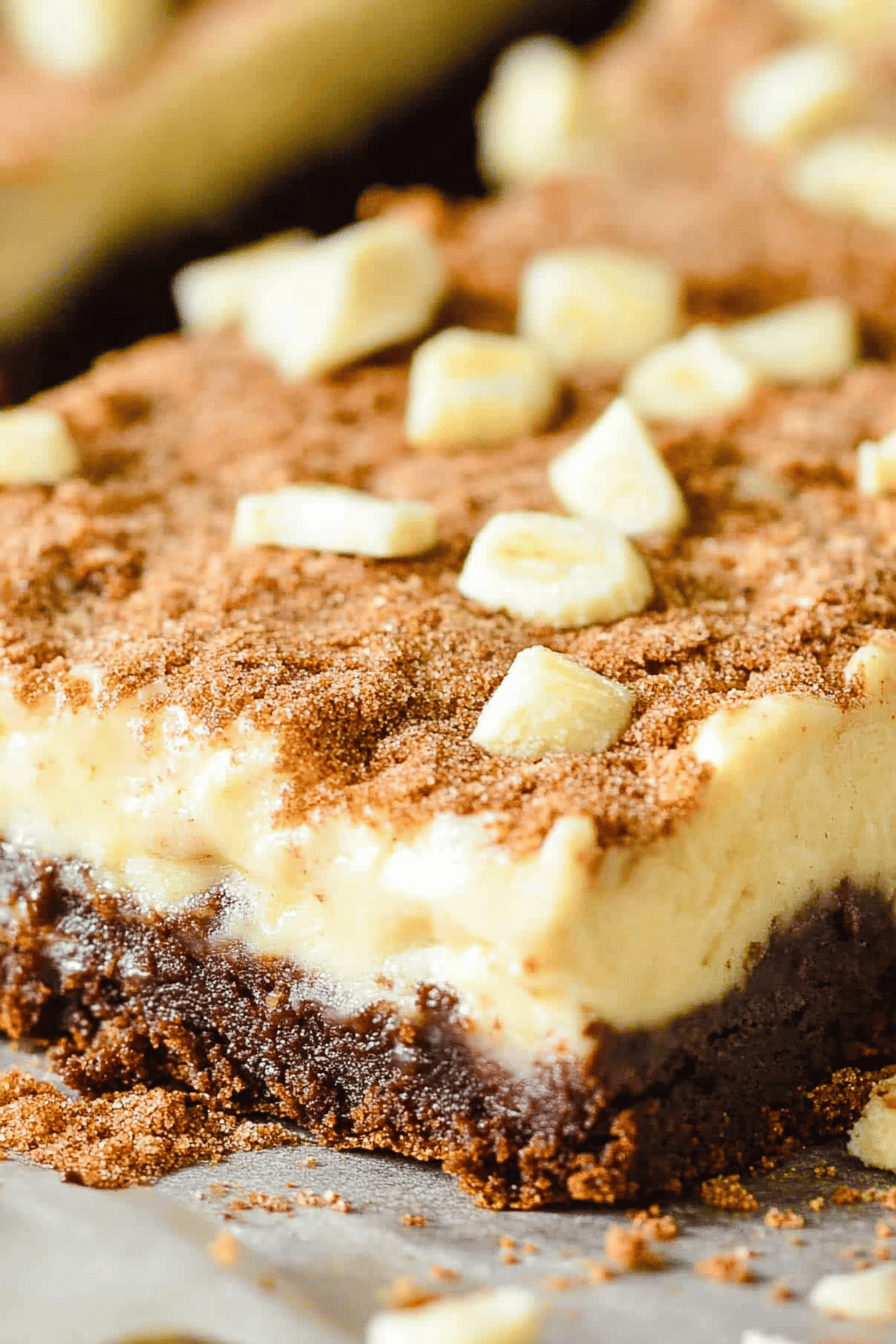 Banana Pudding Brownies Final Dish Presentation