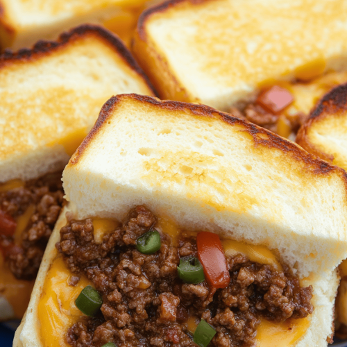 Beef Taco Grilled Cheese Casserole