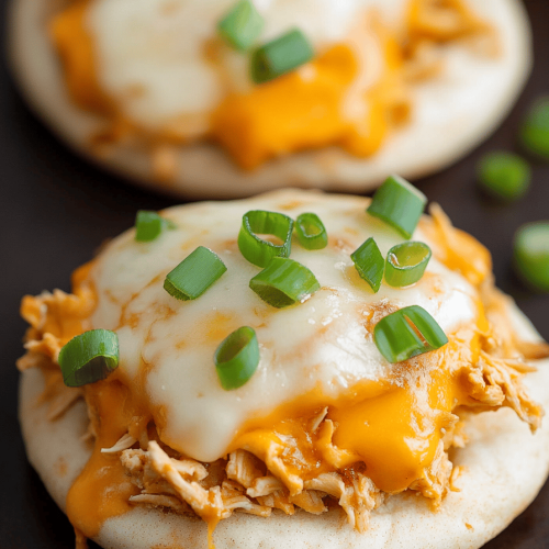 Buffalo Chicken English Muffins