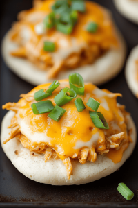 Buffalo Chicken English Muffins