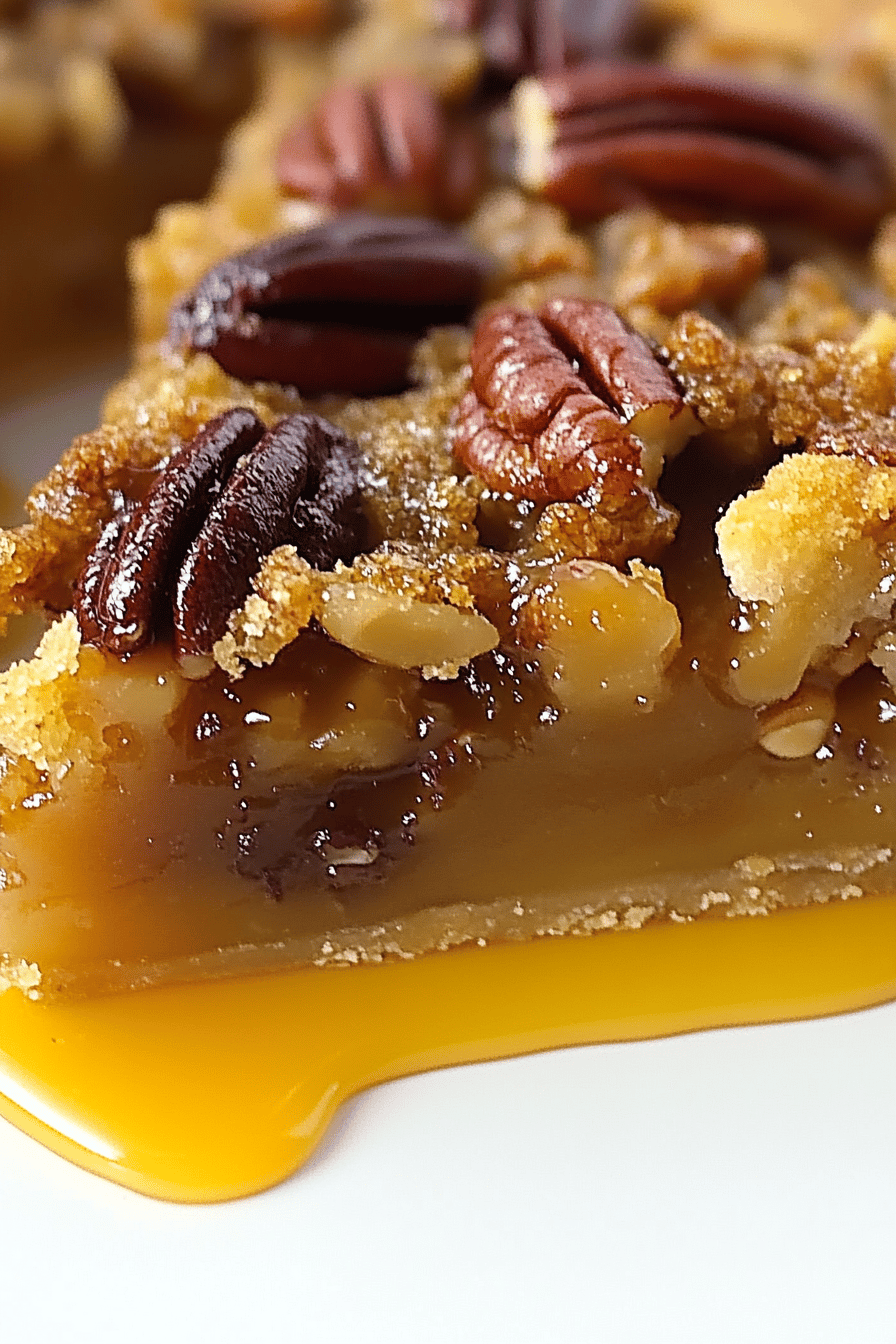 Caramel Pecan Pie Recipe ingredients organized and measured on kitchen counter
