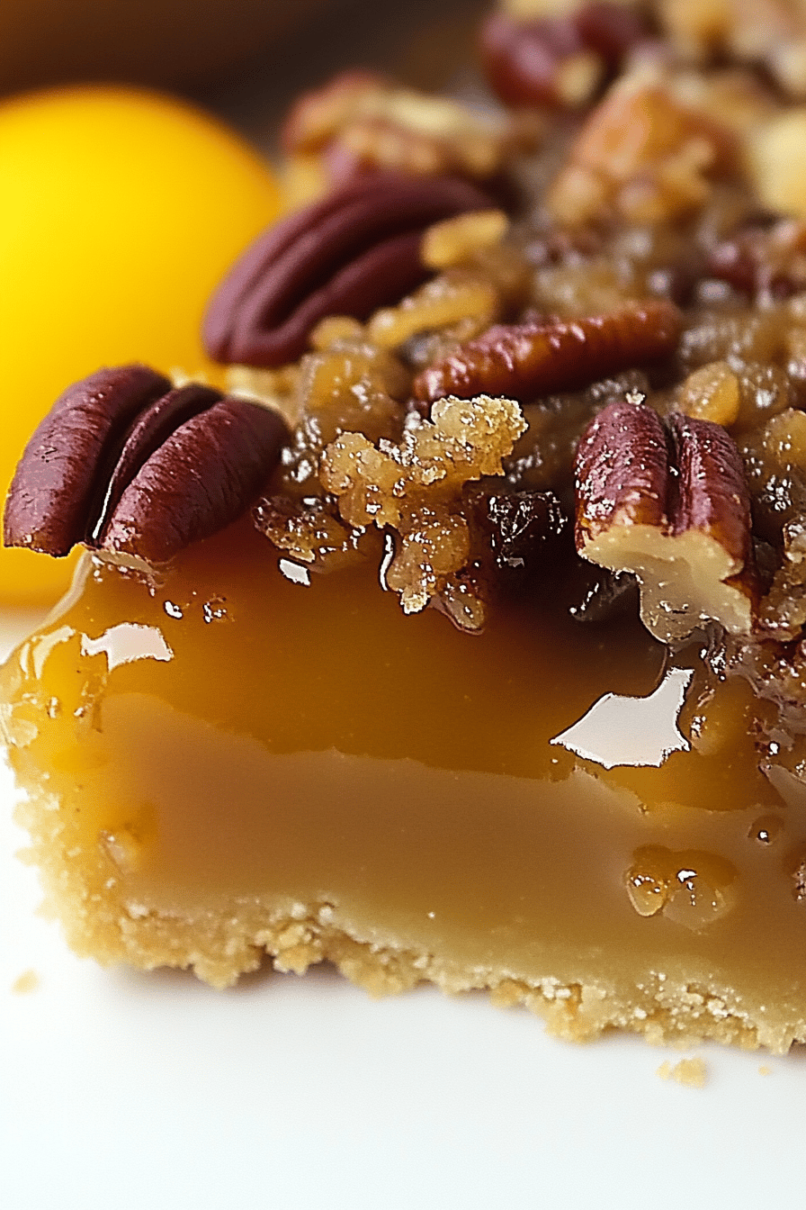 Caramel Pecan Pie Recipe final dish beautifully presented and ready to serve