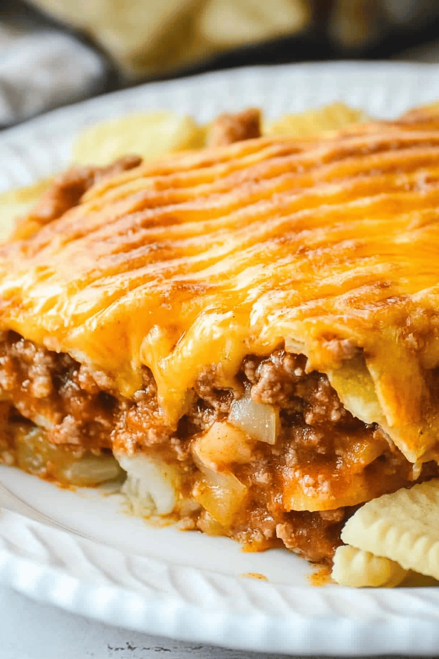 Cheeseburger Casserole Recipe ingredients
