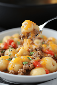 Cheeseburger Gnocchi