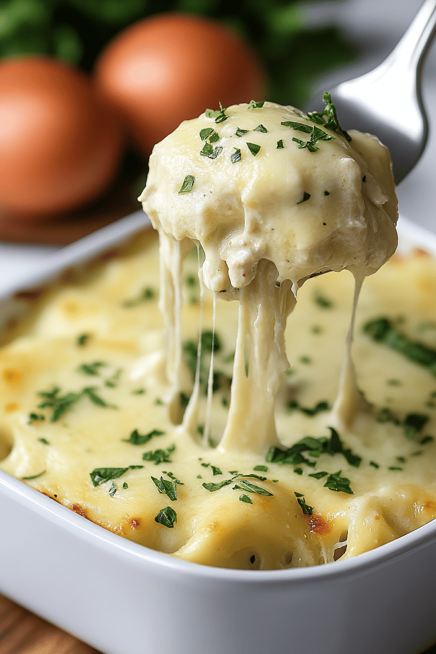 Chicken Alfredo Lasagna slice on plate showing perfect texture and swirl pattern