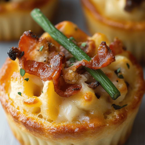 Chicken Bacon Ranch Biscuit Cups