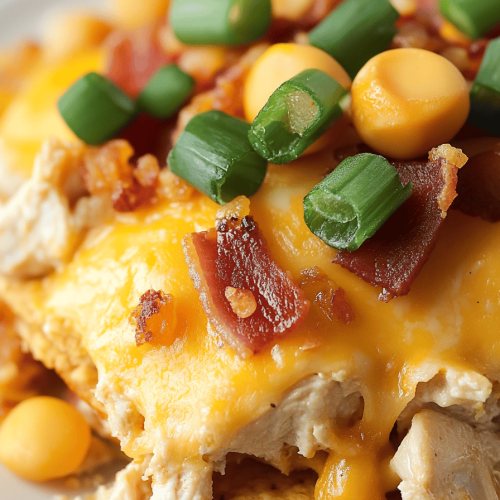 Chicken Bacon Ranch Frito Pie