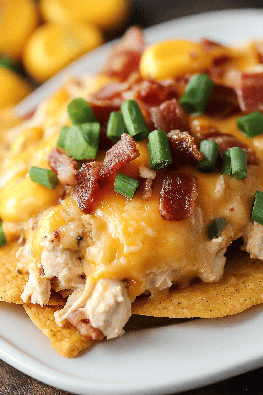 Chicken Bacon Ranch Frito Pie final dish beautifully presented and ready to serve