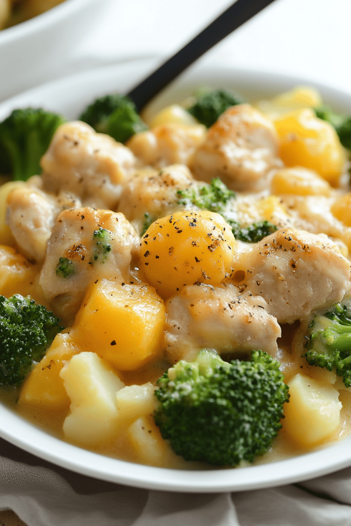 Chicken Broccoli Potato Casserole