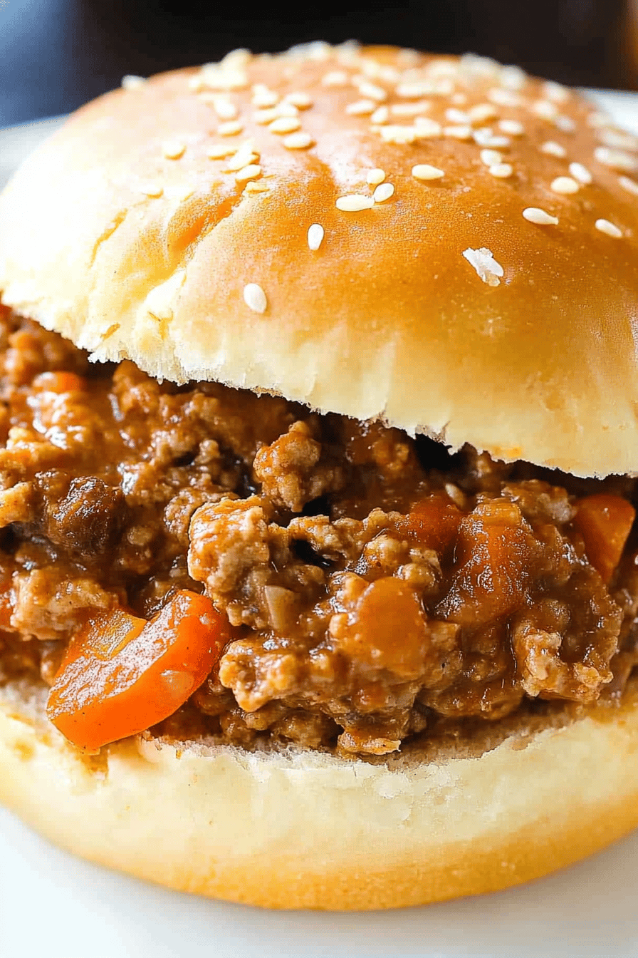 Chicken Gumbo Sloppy Joes ingredients