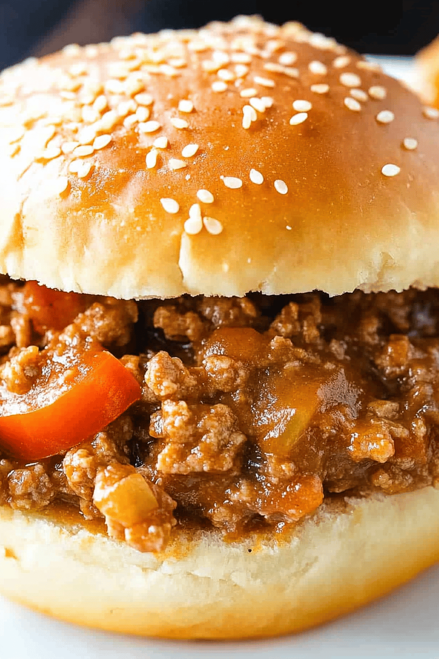 Chicken Gumbo Sloppy Joes Final Dish Presentation