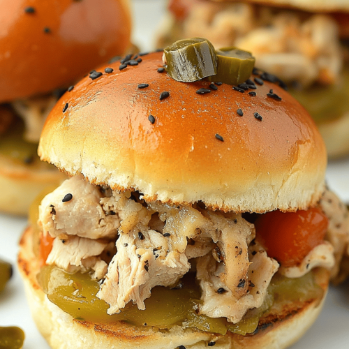 Chicken Philly Sliders