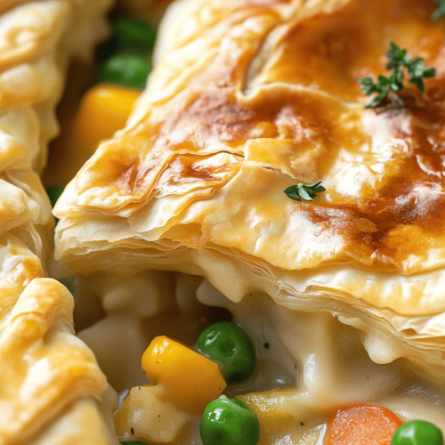 Chicken Pot Pie Phyllo Dough