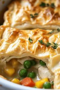 Chicken Pot Pie Phyllo Dough
