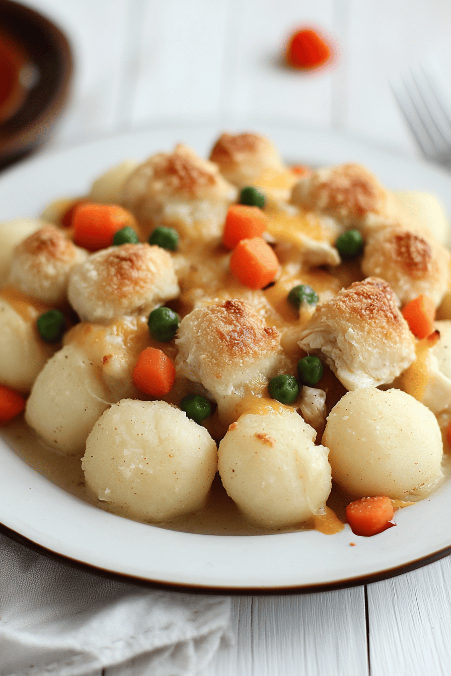 Chicken Pot Pie Tater Tot Casserole ingredients organized and measured on kitchen counter