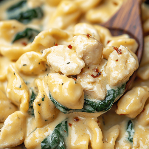 Chicken Spinach Alfredo
