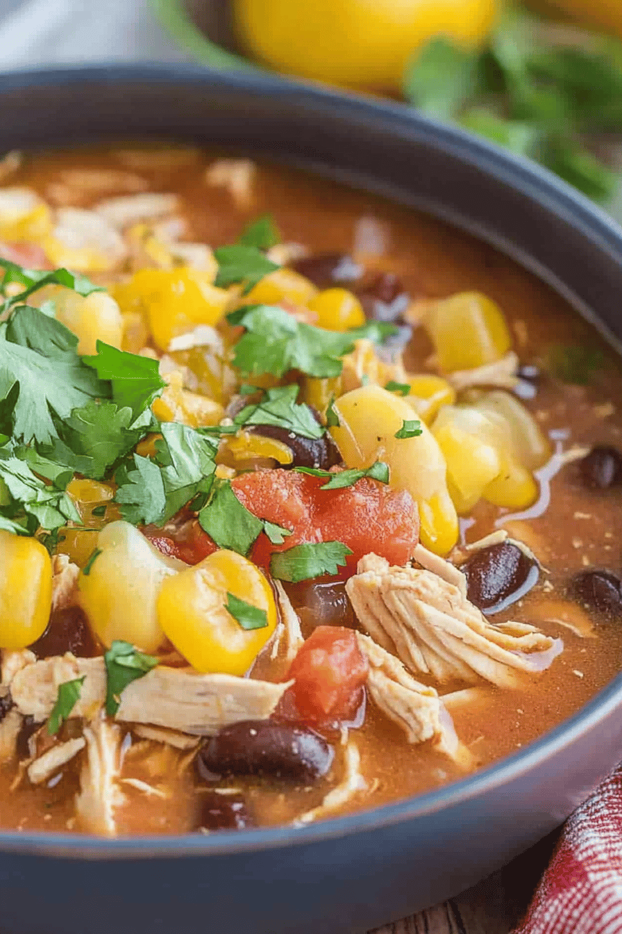 Chicken Taco Soup Tips ingredients