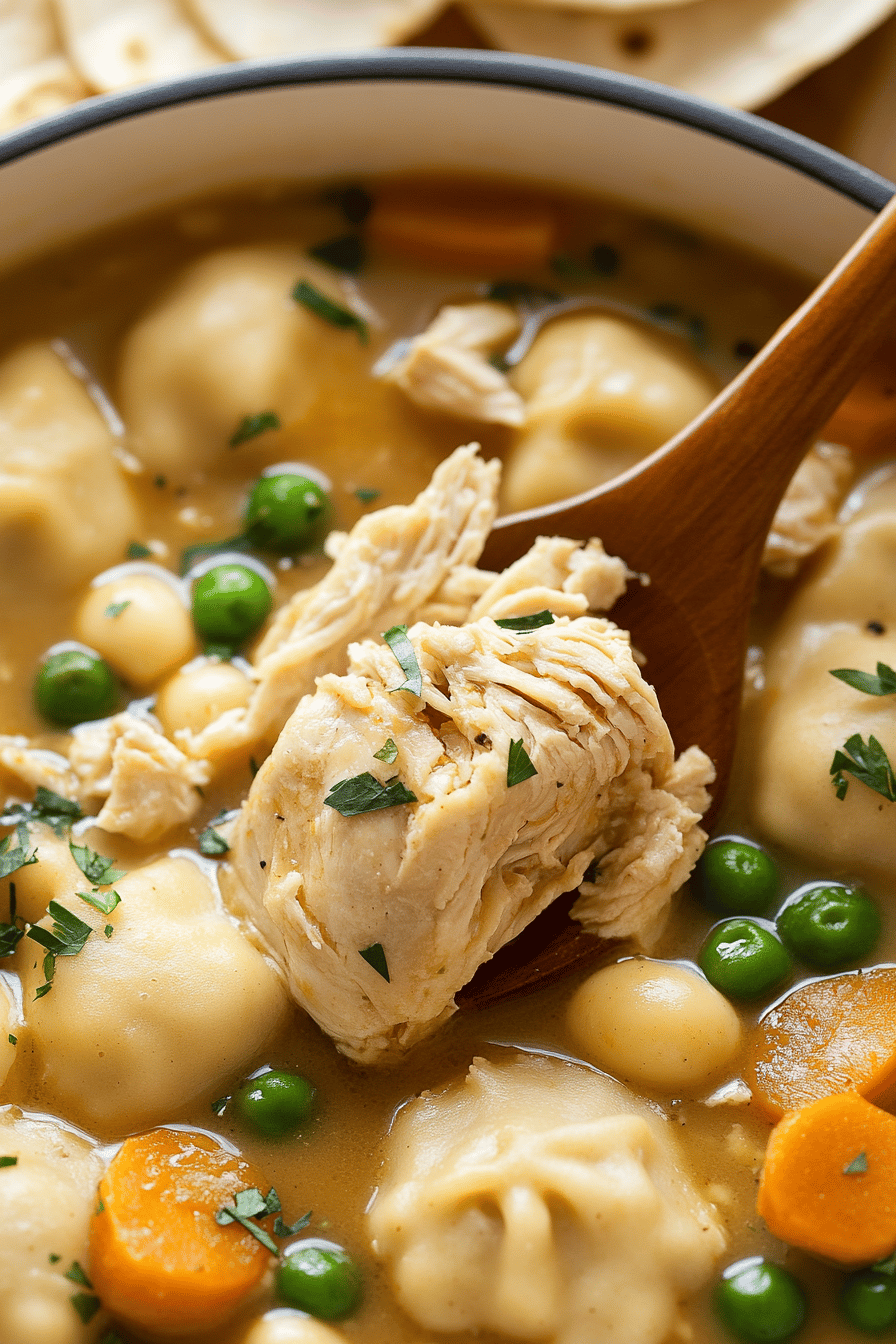 Chicken and Dumplings with Tortillas ingredients organized and measured on kitchen counter