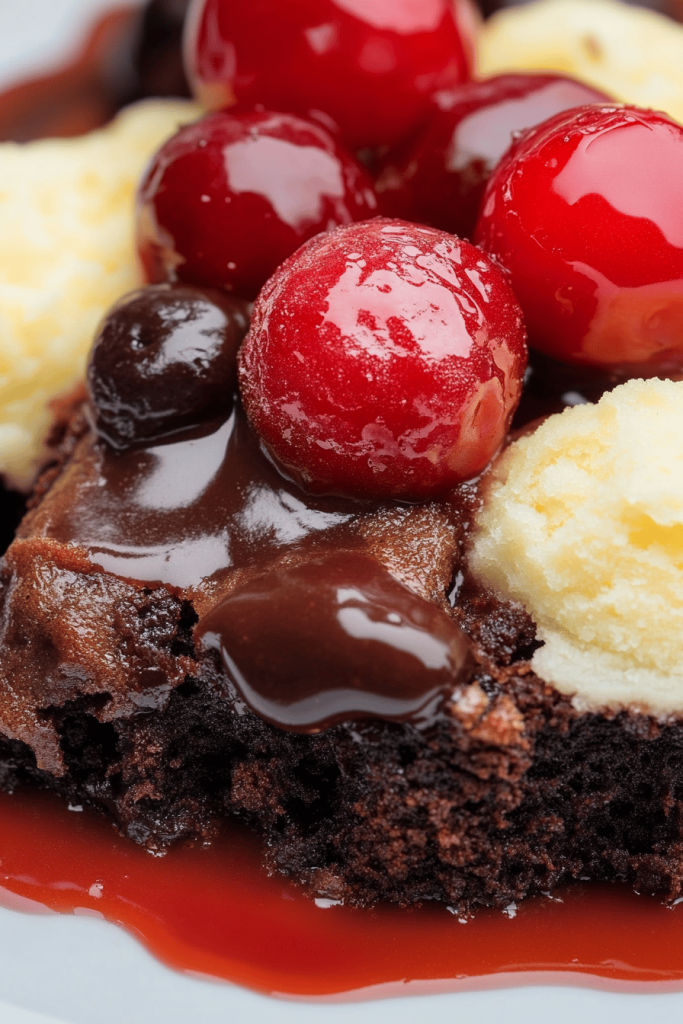 Chocolate Cherry Dump Cake