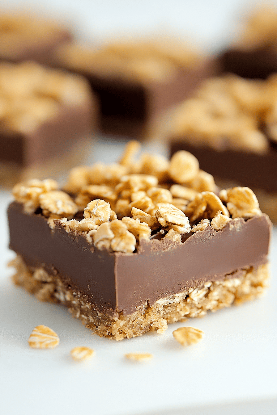 Chocolate Oat Bars ingredients organized and measured on kitchen counter