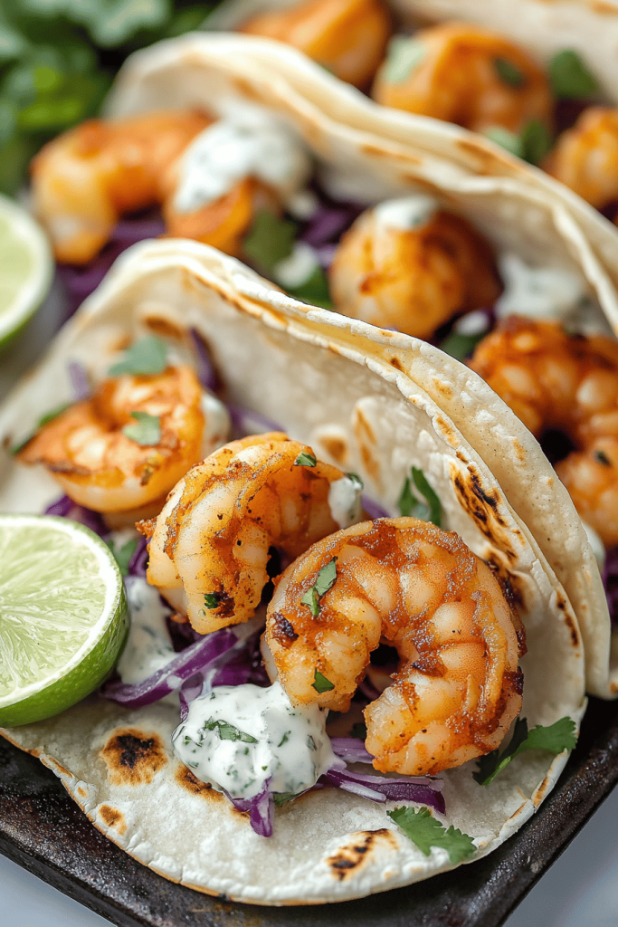 Cilantro Lime Shrimp Tacos