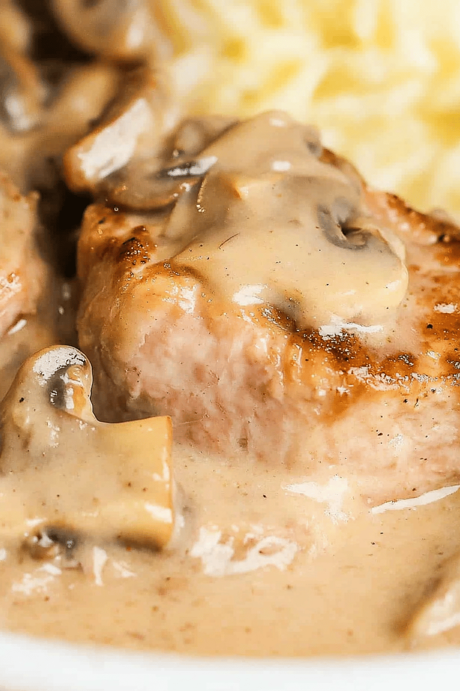 Cream of Mushroom Pork Chops ingredients