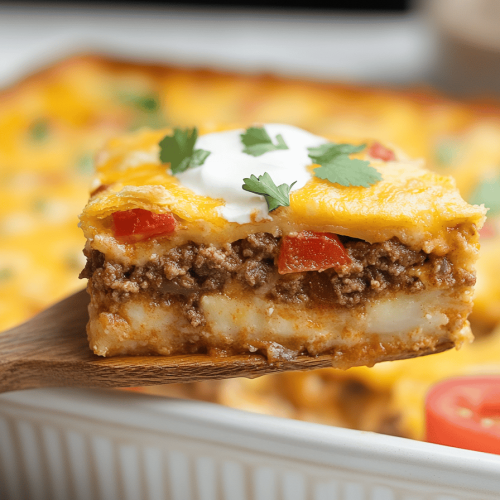 Creamy Burrito Casserole