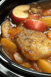 Crock Pot Apple Pork Chops