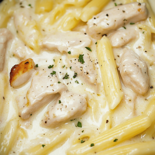 Crock Pot Chicken Alfredo