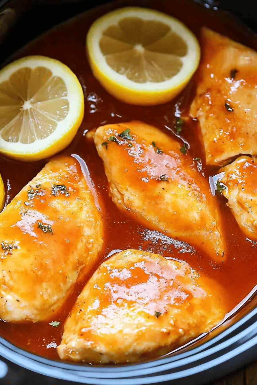Crock-Pot Lemonade Chicken ingredients