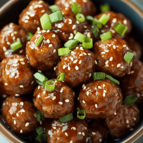 Crock-Pot Teriyaki Meatballs