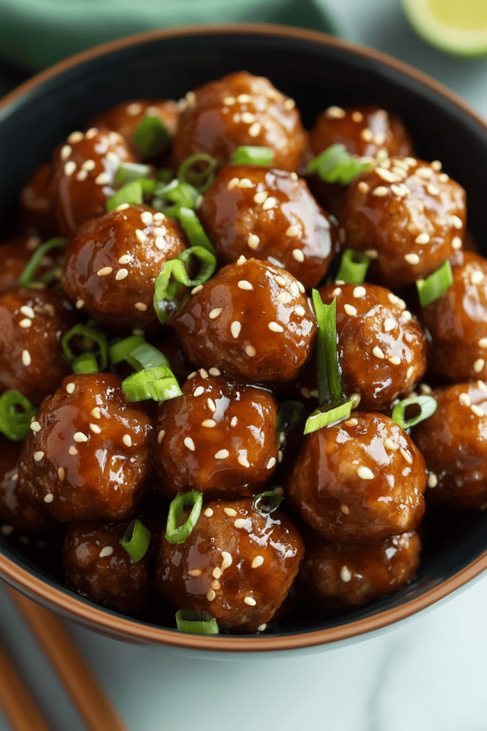 Crock-Pot Teriyaki Meatballs
