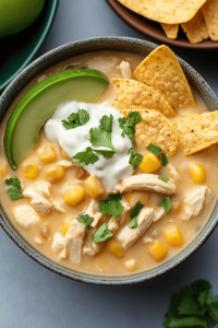 Crock Pot White Chicken Chili