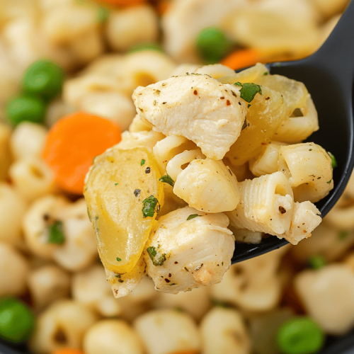 Dill Pickle Chicken Pasta Salad
