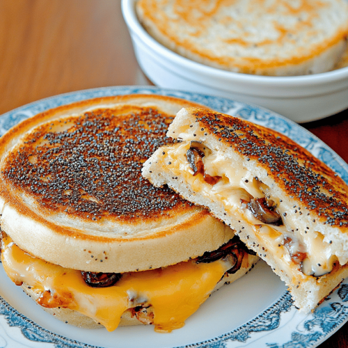 Everything Bagel Grilled Cheese