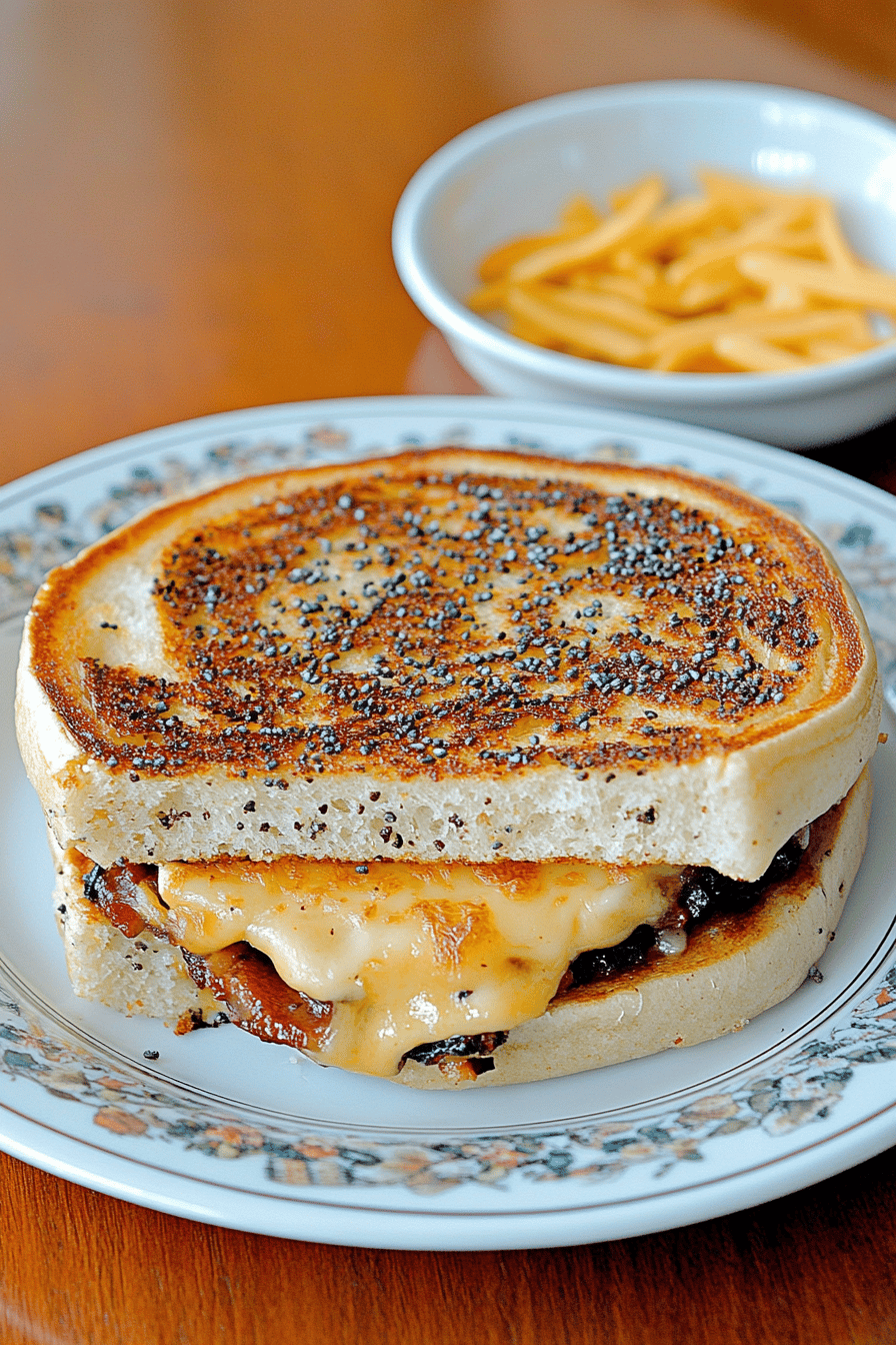 Everything Bagel Grilled Cheese ingredients