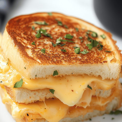 Garlic Bread Grilled Cheese