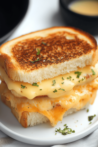 Garlic Bread Grilled Cheese