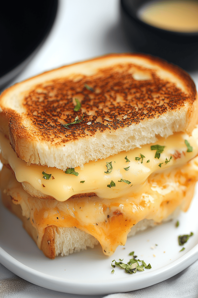 Garlic Bread Grilled Cheese