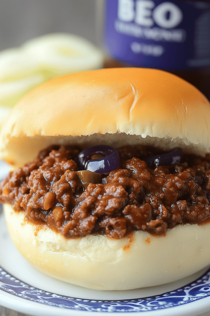 Grape Jelly BBQ Sloppy Joes