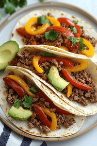 Ground Beef Fajitas